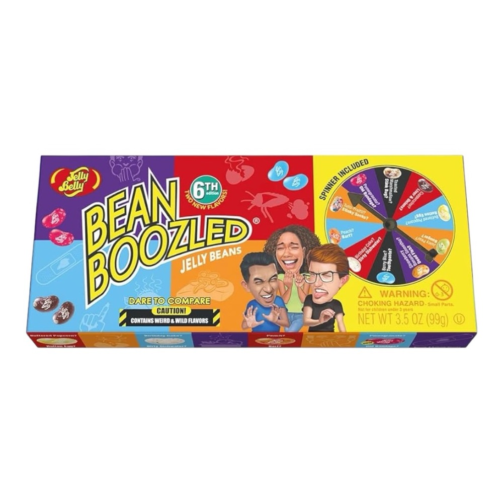 Jelly Belly BeanBoozled 6th Edition Weird & Wild Candy Spinner Gift Box NWT